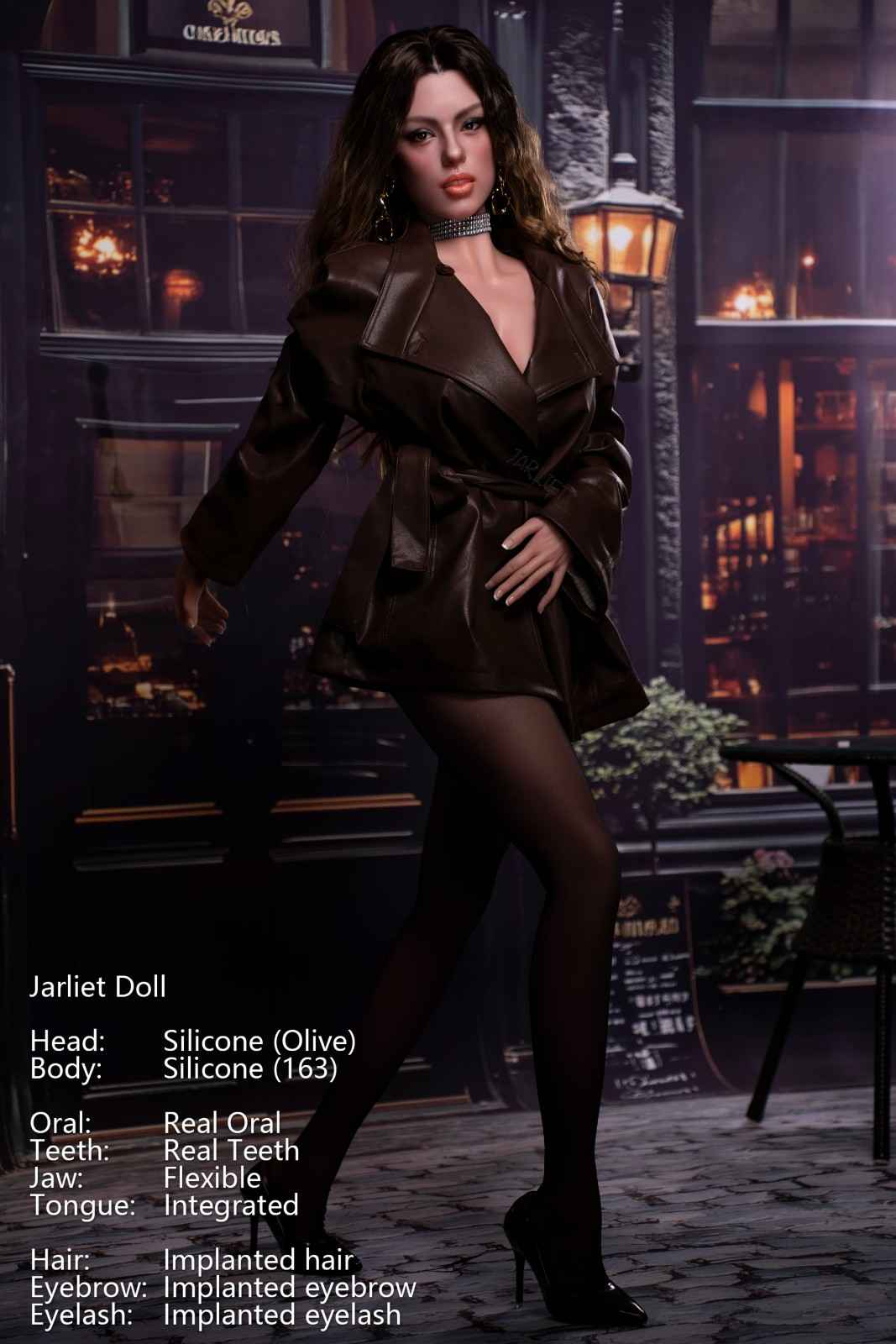 163cm (5ft4") Full Silicone Sex Doll – Light Tan - Olive - Image 11