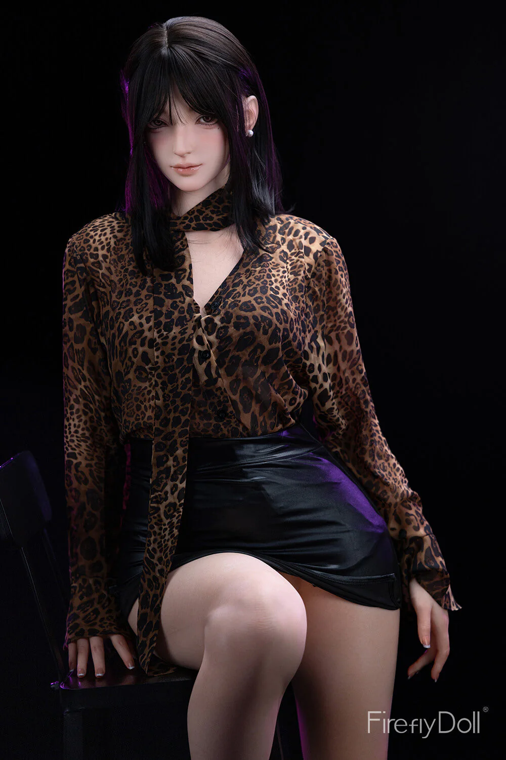164cm (5ft3") Asiatic Leopard Print Silicone Sex Love Doll - Linglong - Image 18