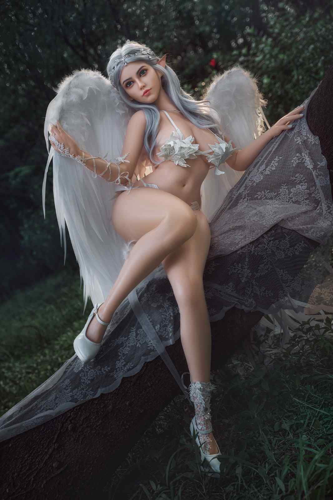 164cm (5ft3") Tender Angel Elf Silicone Sex Doll - D-Cup - Melissa - Image 6