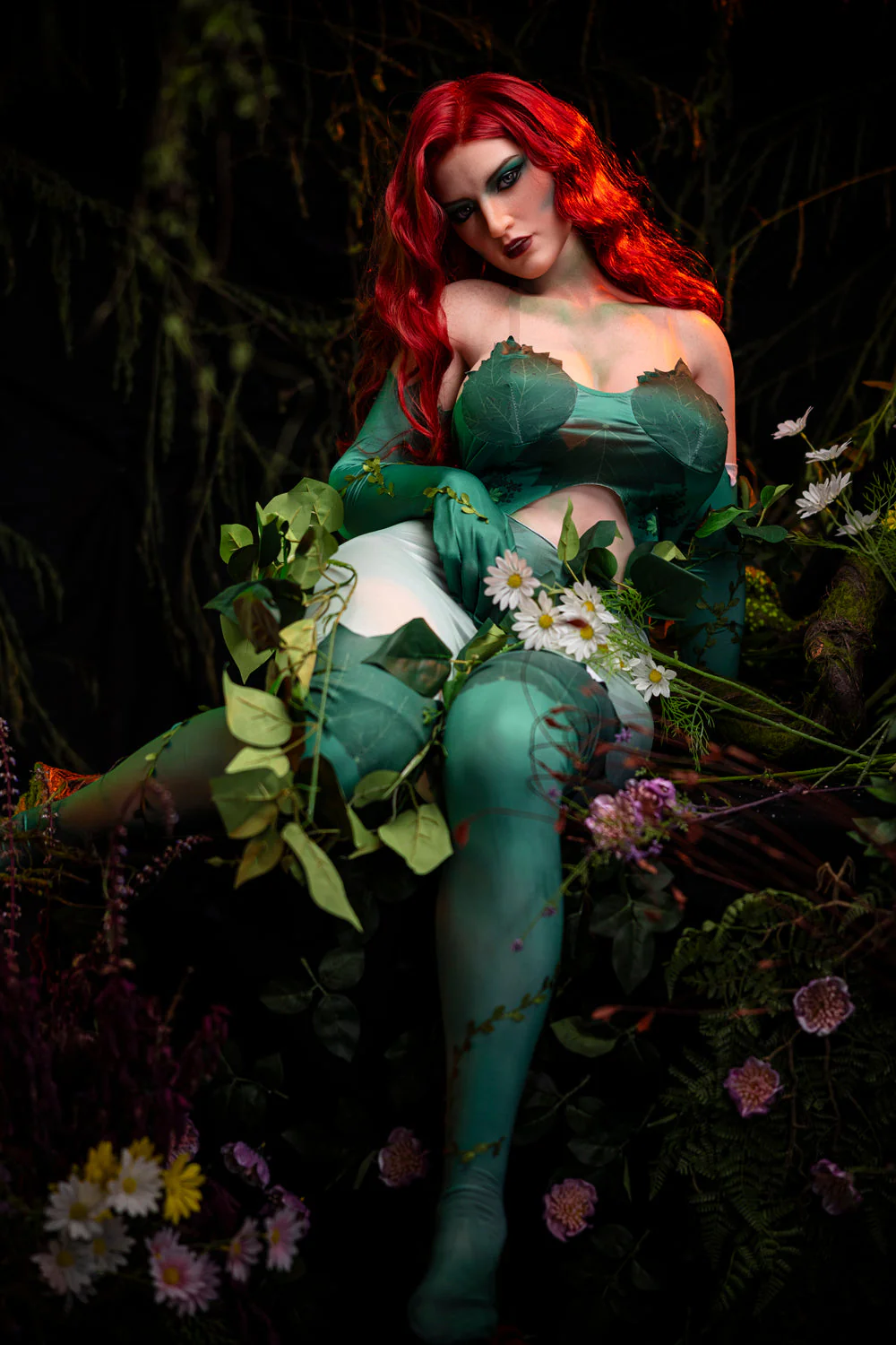 165cm (5ft4") Fantasy Redhead Cosplay Silicone Sex Doll - G-Cup - Bella - Image 3