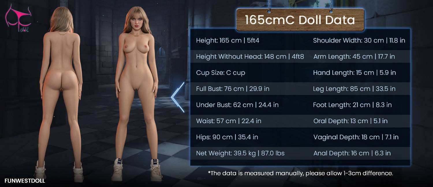 165cm (5ft5') C-Cup Blonde Bombshell TPE Sexy Doll - Skylar - Image 32