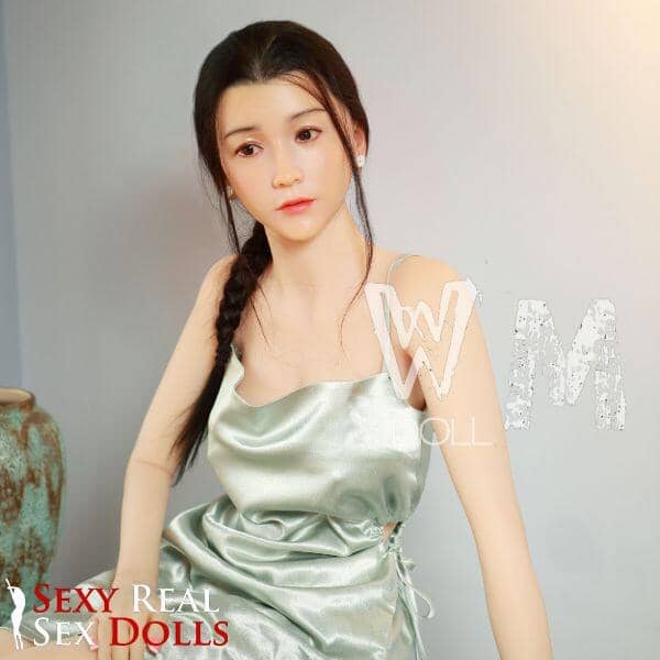 165cm (5ft5") Silicone Head Busty Asian Love Doll - Shen - Image 4