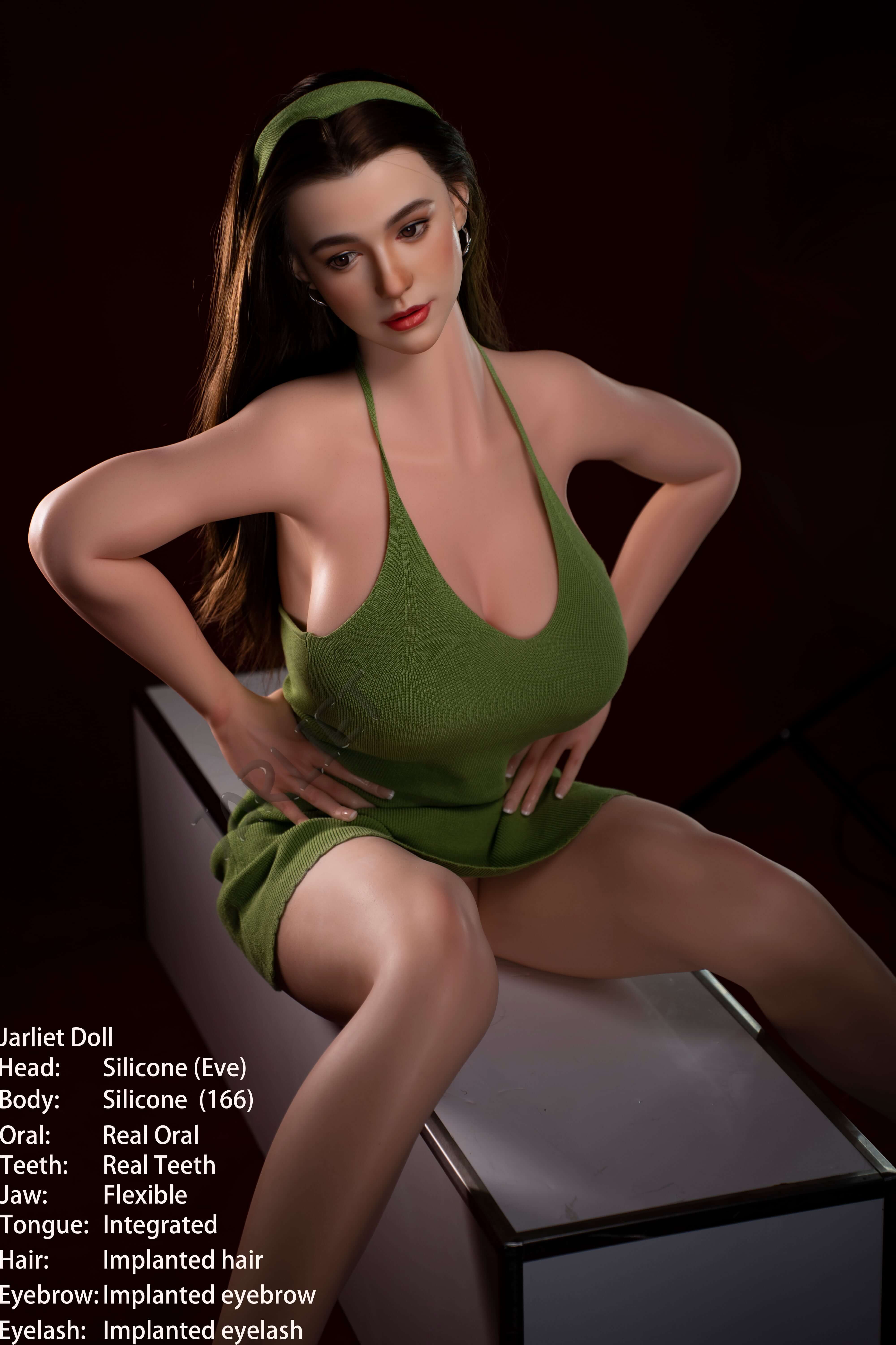 166cm (5ft5") Curvy Full Silicone with ROS Head Sex Doll - Eve - Image 4
