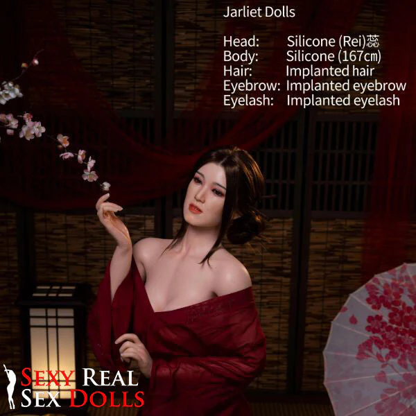 167cm (5ft4') Geisha Fantasy Silicone Sex Doll - Rei - Image 3