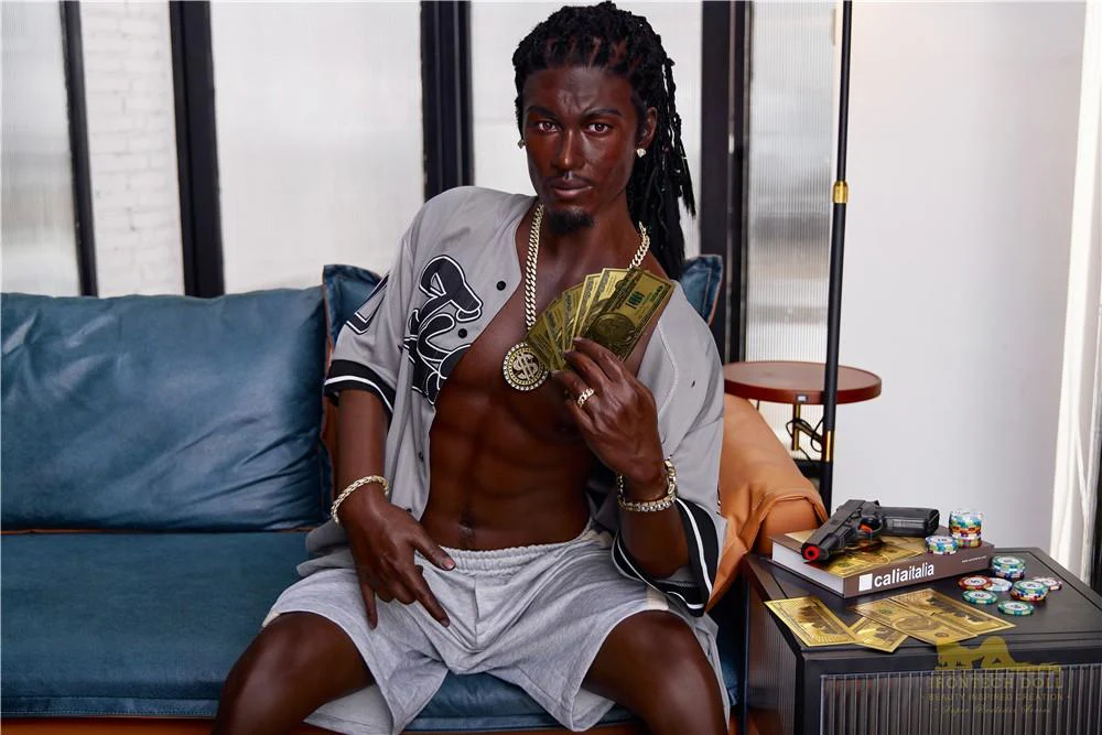 170cm (5ft5') Black Male Sex Doll - Realistic Silicone Fantasy - Bill - Image 16