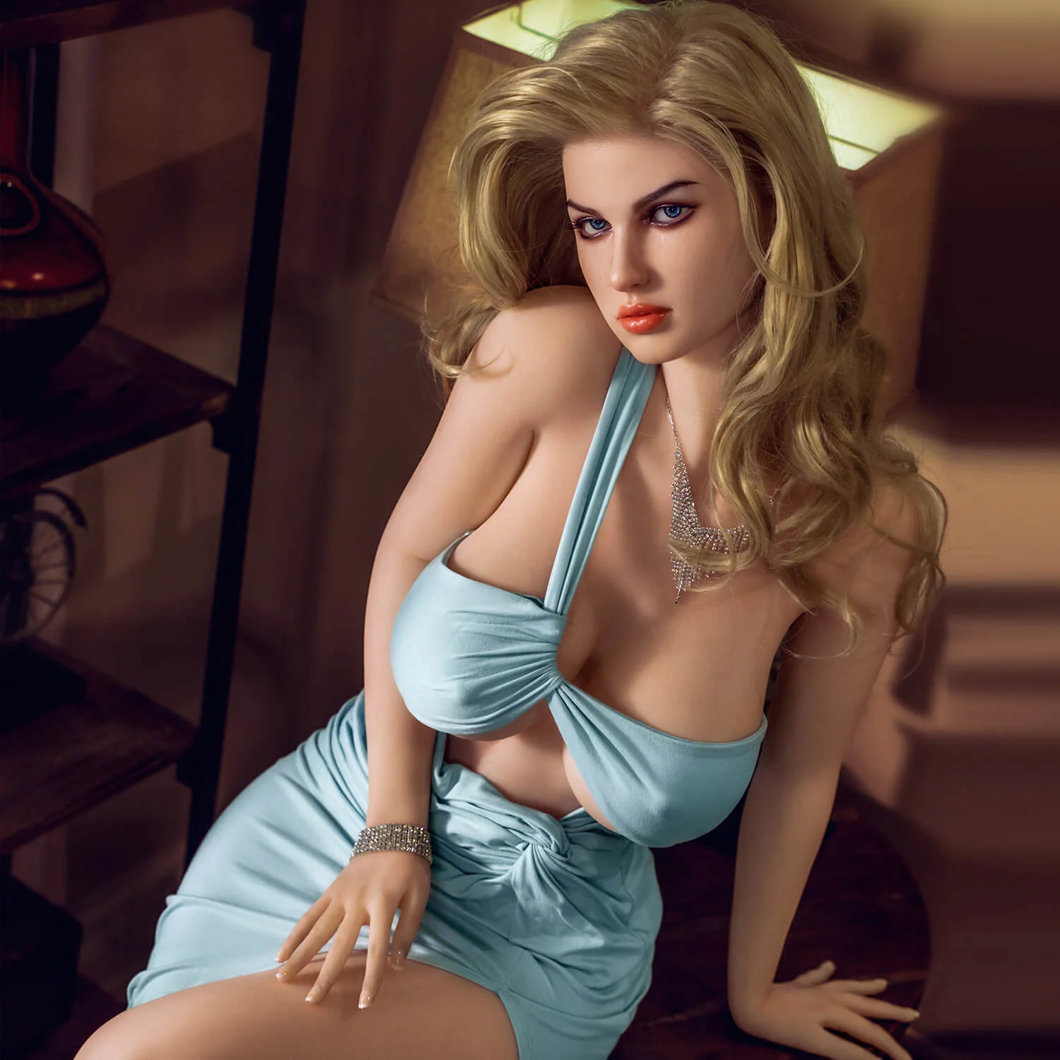 170cm (5ft5") Elegant Blonde Hybrid Sex Doll - D-Cup - Seraphina - Image 4