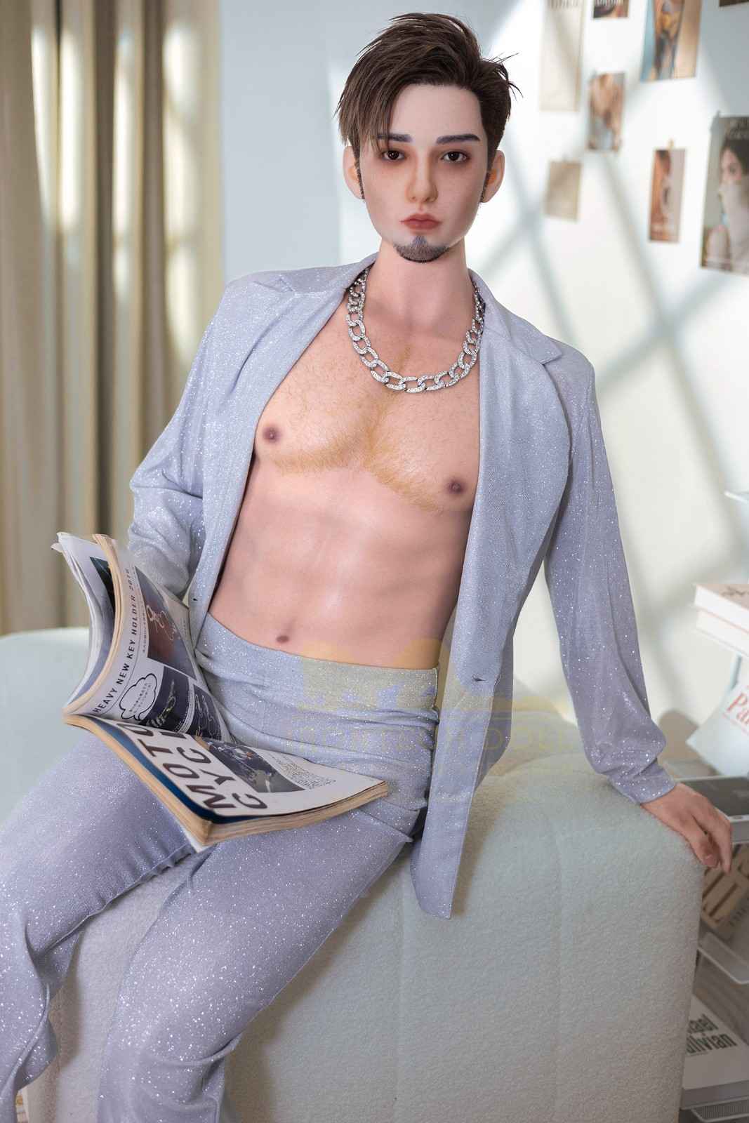 170cm (5ft5") Elegant Young Full Size Silicone Male Sex Doll - Jonh - Image 5