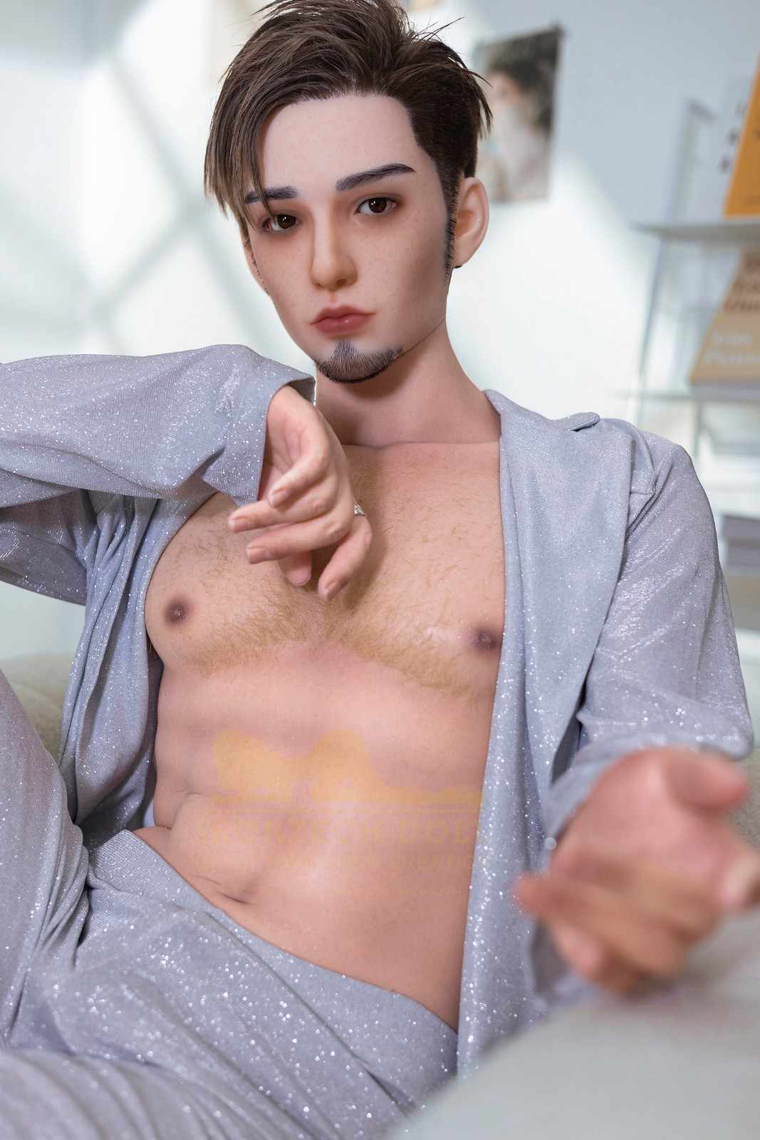 170cm (5ft5") Elegant Young Full Size Silicone Male Sex Doll - Jonh - Image 8