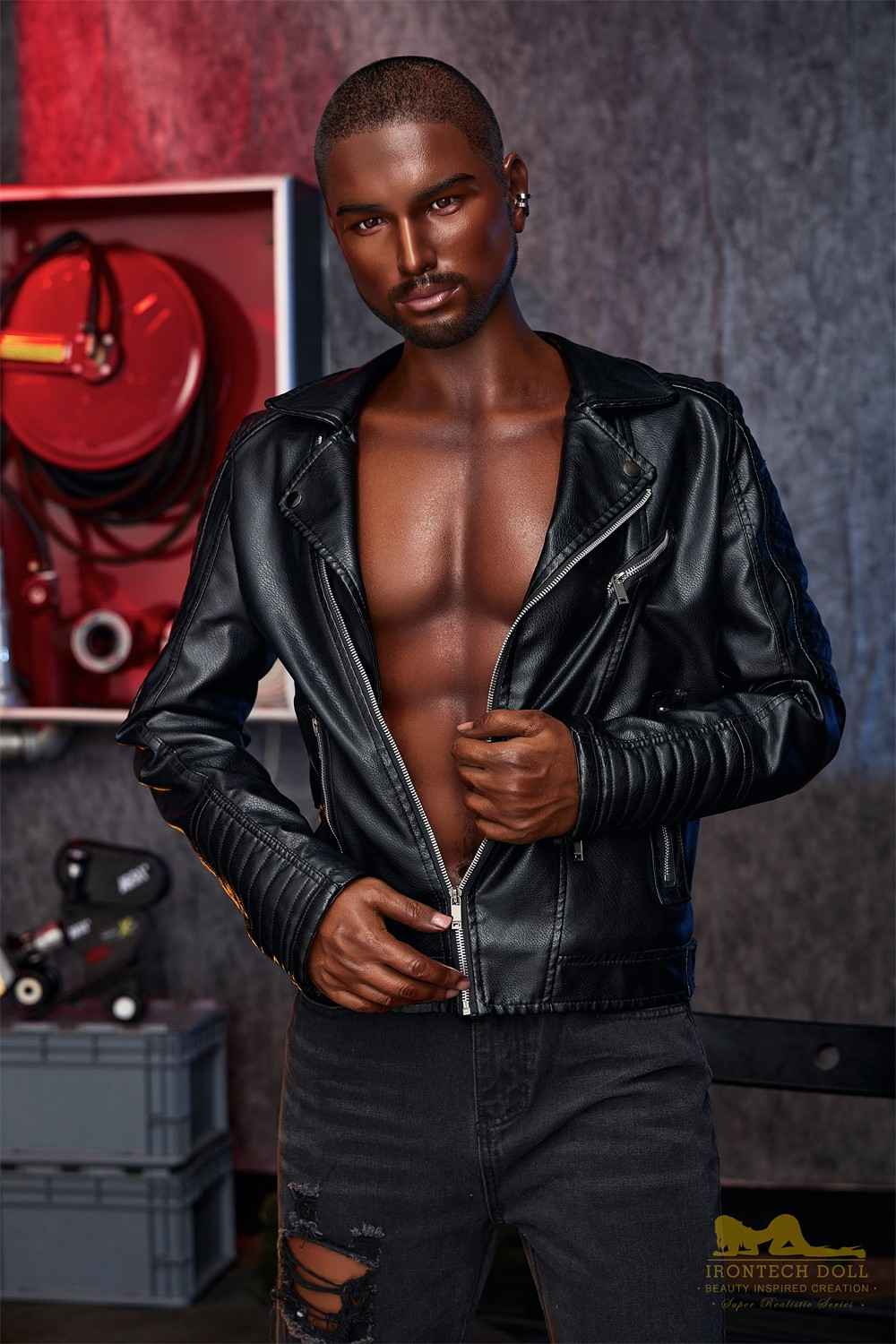 170cm (5ft5') Realistic & Black Silicone Male Sex Doll - Kevin - Image 6