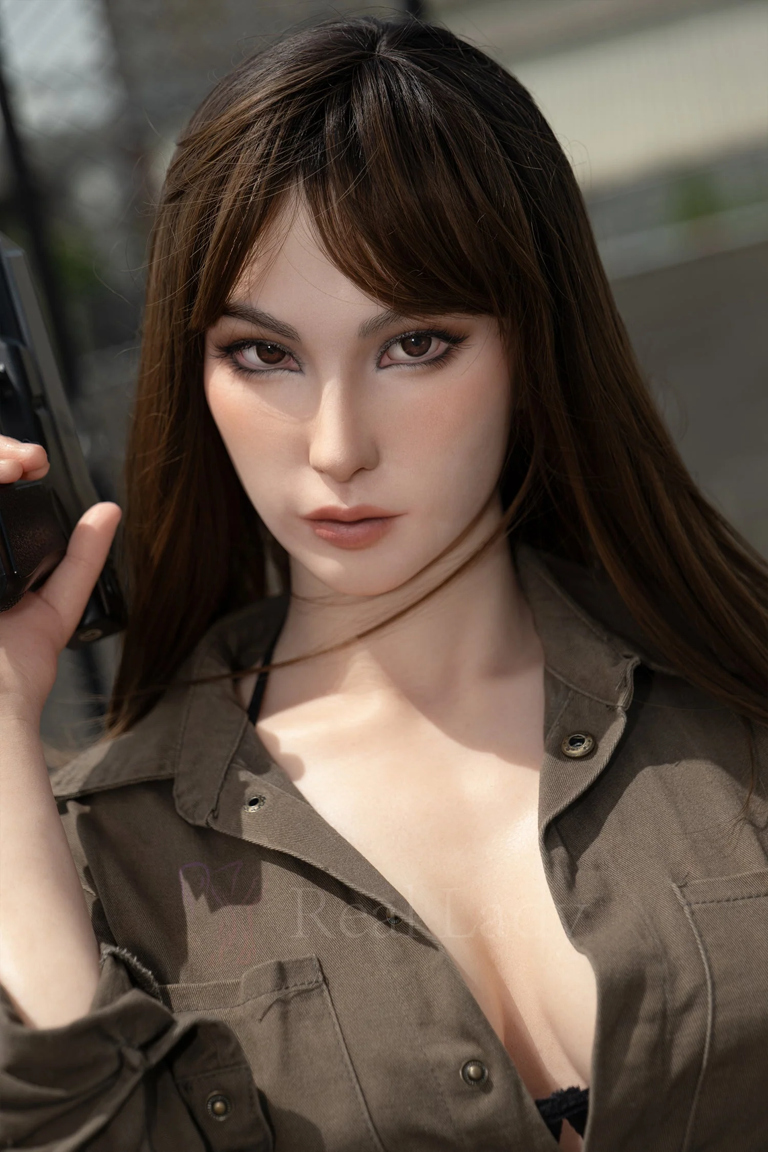 170cm (5ft7") Sexy Girl Head S23 Silicone Sex Doll - D-Cup - Catlin - Image 4