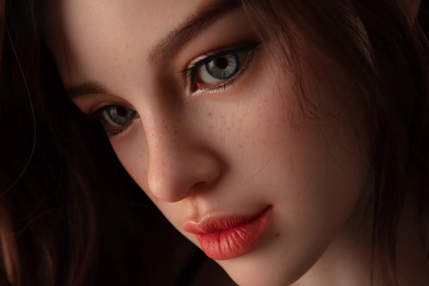 171cm (5ft6") Fiery Red Head Big Lips Sex Doll - A-Cup - Hedy - In Stock | US Only - Image 17