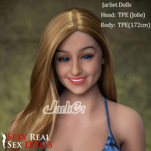172cm (5ft6') Blonde Bombshell Lifelike TPE Sex Doll with Big Butt - Jolie Jarliet - Image 7