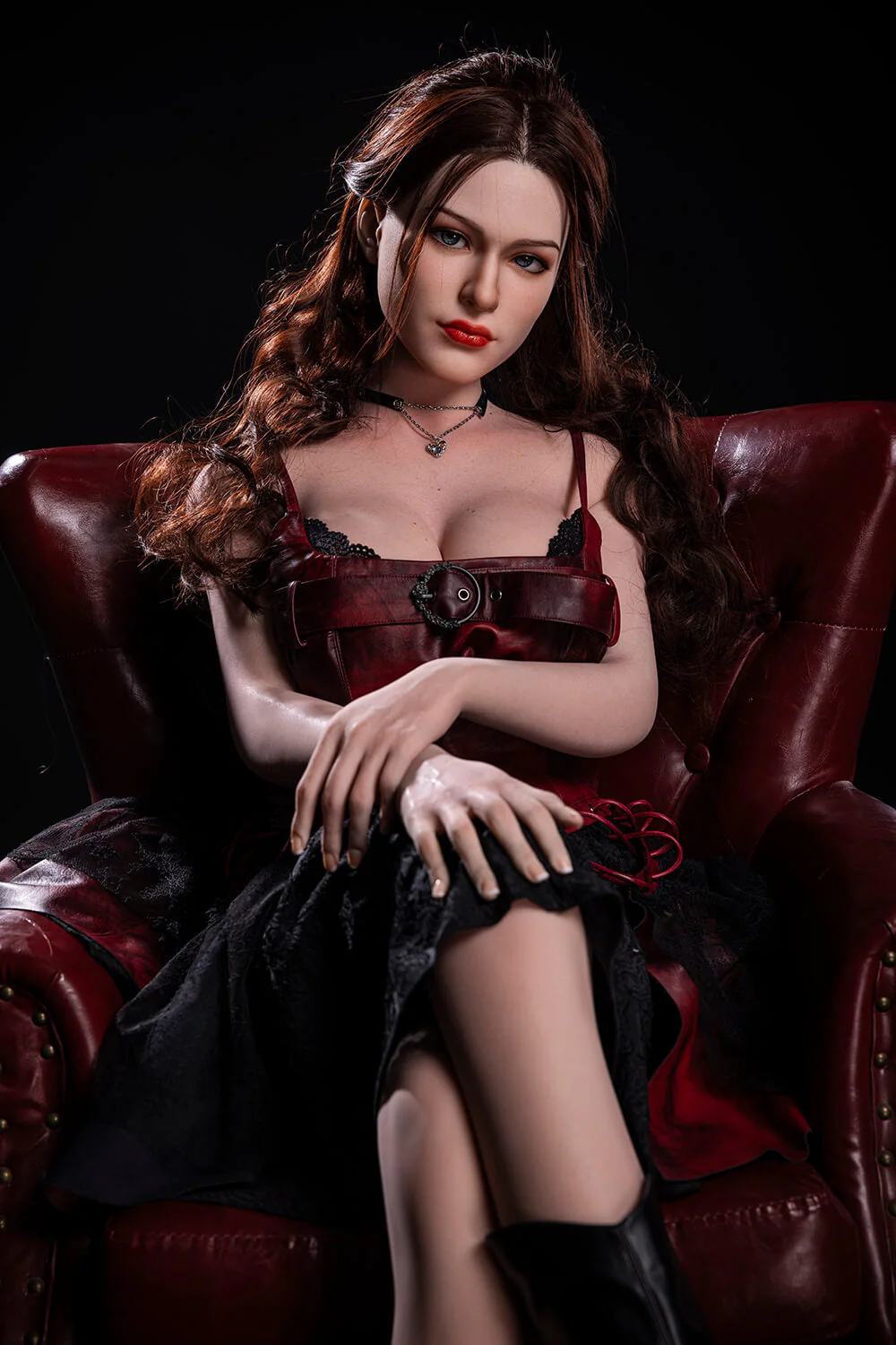 172cm (5ft8") Elegant Redhead Full Silicone Sex Doll - F-Cup - Eugenia - Image 13