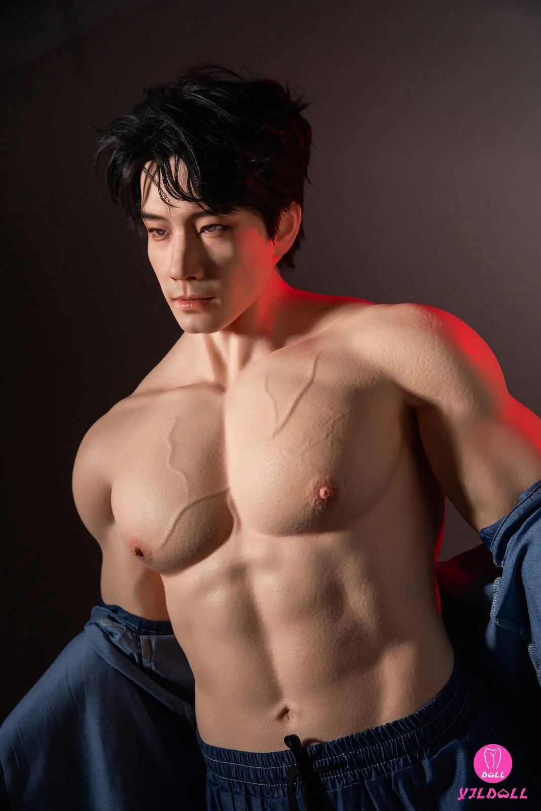 175cm (5ft7") Asian Muscular Male Silicone PRO Sex Doll - Frank - Image 12