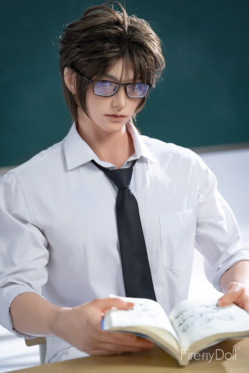 175cm (5ft7") Brunette Boy Silicone Sex Male Doll - Jiang Ling - Image 7