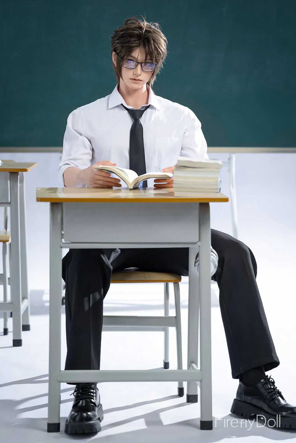175cm (5ft7") Brunette Boy Silicone Sex Male Doll - Jiang Ling - Image 8