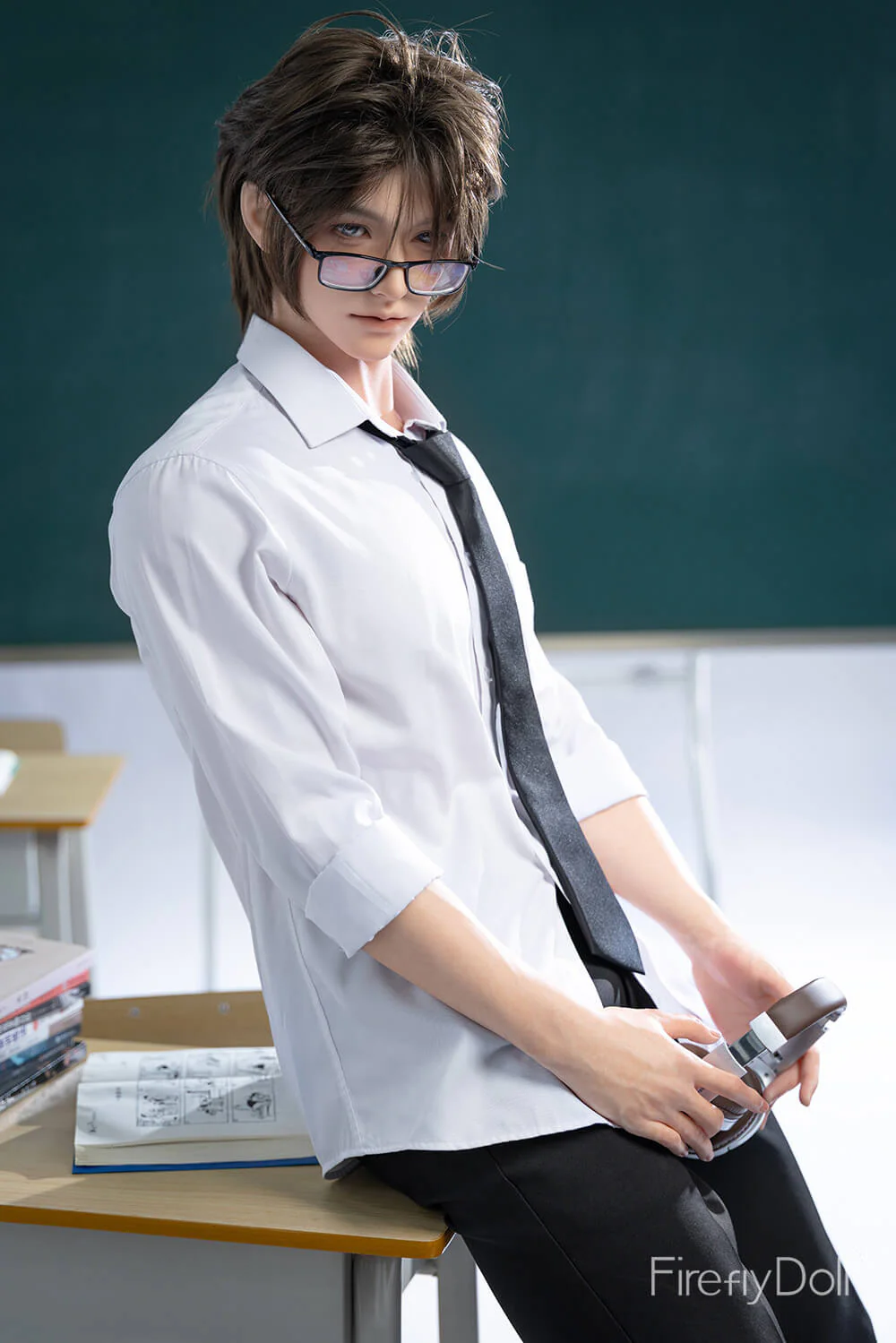 175cm (5ft7") Brunette Boy Silicone Sex Male Doll - Jiang Ling - Image 9