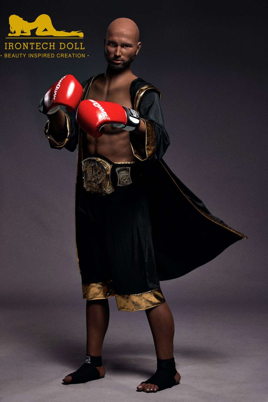 175cm (5ft9') Boxing Champion Black Male Sex Doll - Jack