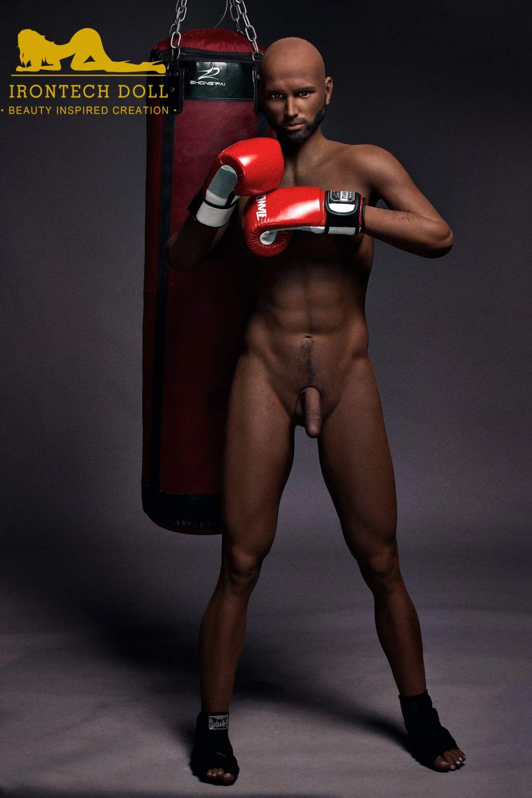 175cm (5ft9') Boxing Champion Black Male Sex Doll - Jack - Image 24