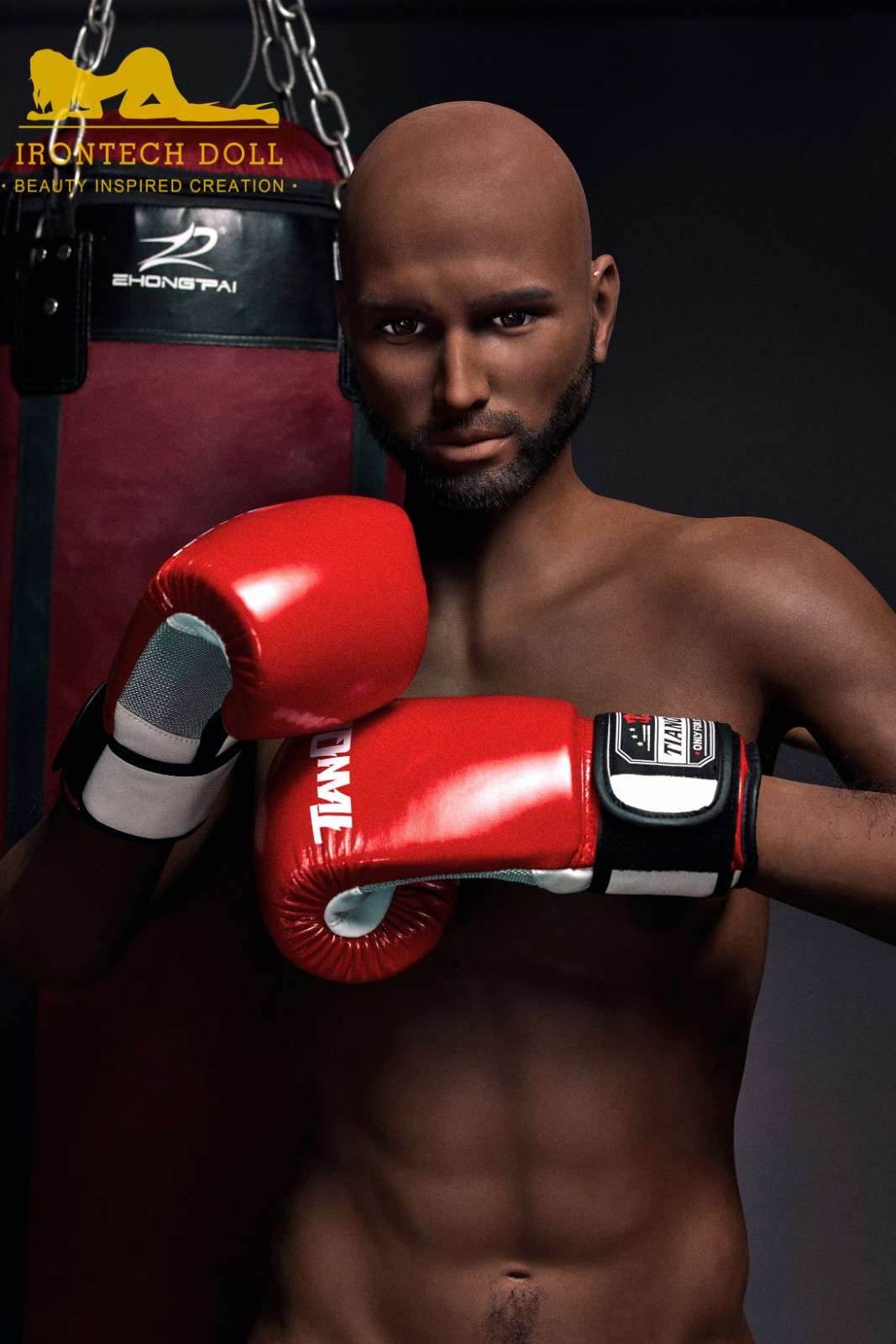 175cm (5ft9') Boxing Champion Black Male Sex Doll - Jack - Image 25