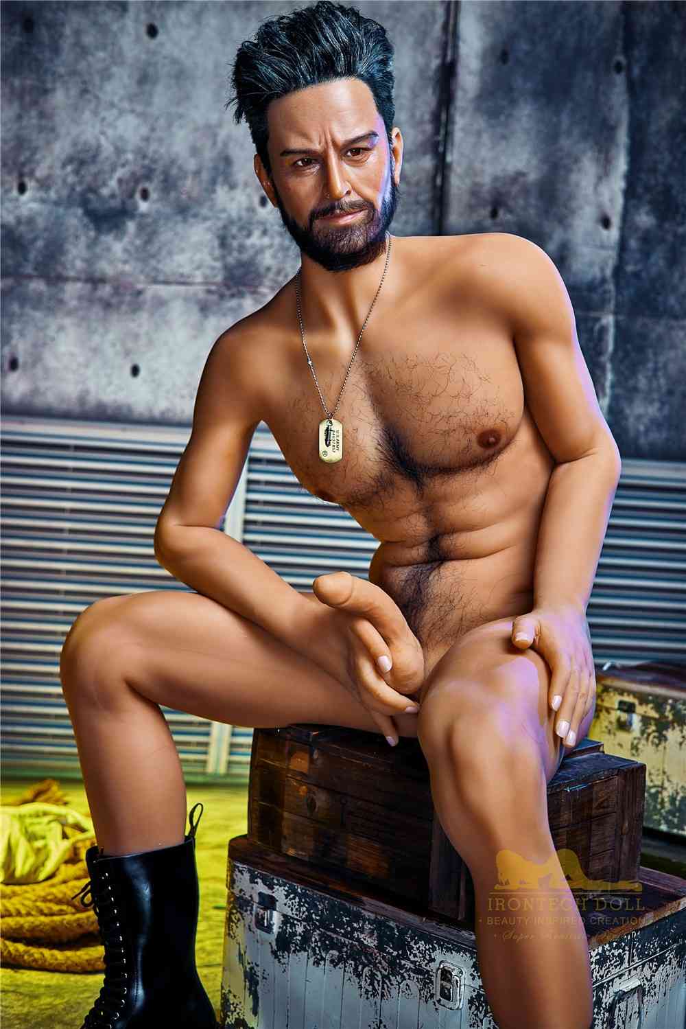 175cm (5ft9') Sexy Matured Male with Silicone Head Doll Model - Robert - Image 33