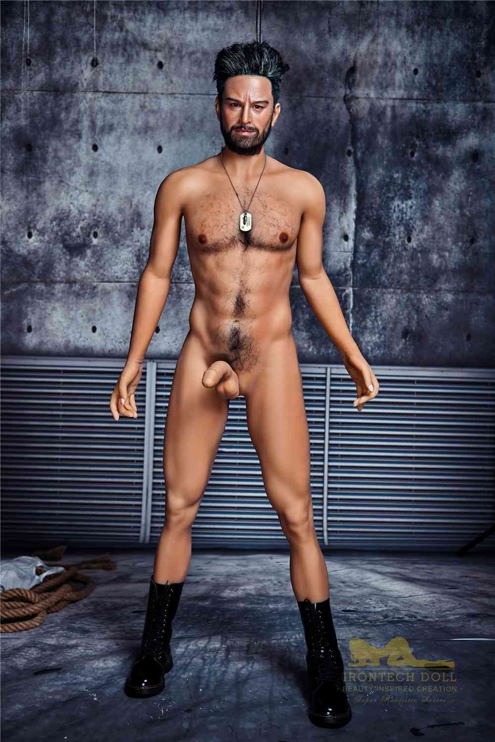 175cm (5ft9') Sexy Matured Male with Silicone Head Doll Model - Robert - Image 36