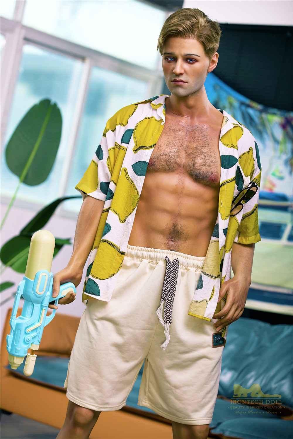 176cm (5ft7') American Beach Boy Silicone Male Sex Doll - Jack - Image 7