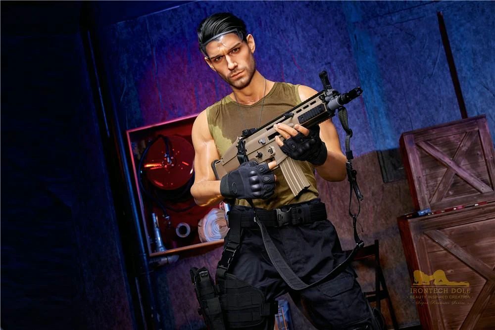176cm (5ft7') Elite Commando Muscular Silicone Male Sex Doll - Thomas - Image 10