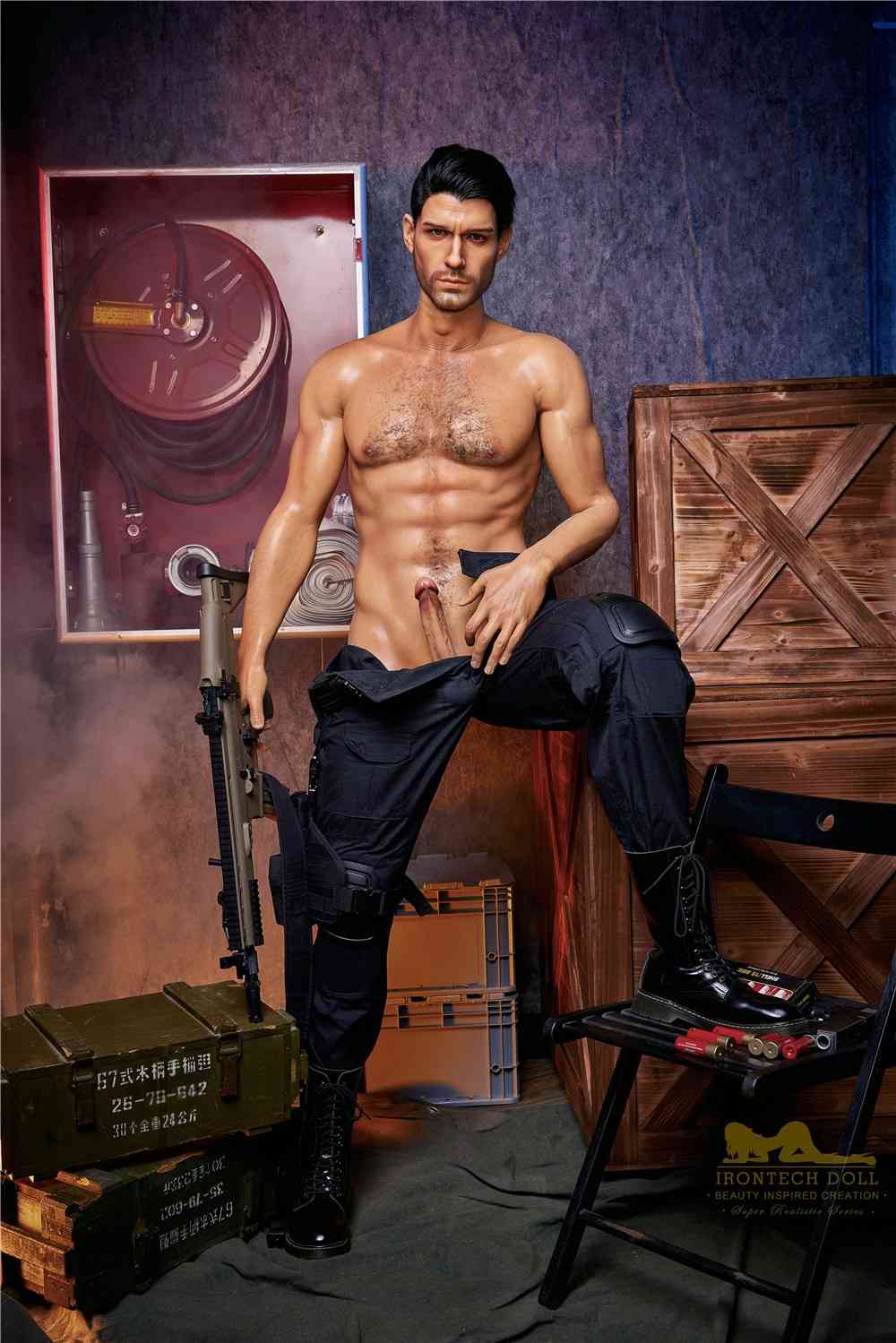 176cm (5ft7') Elite Commando Muscular Silicone Male Sex Doll - Thomas - Image 26