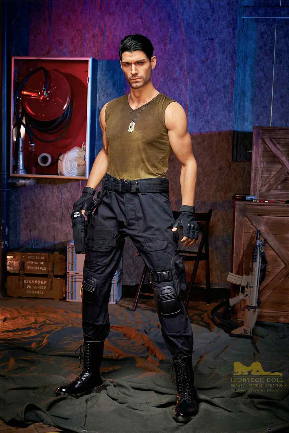 176cm (5ft7') Elite Commando Muscular Silicone Male Sex Doll - Thomas - Image 4
