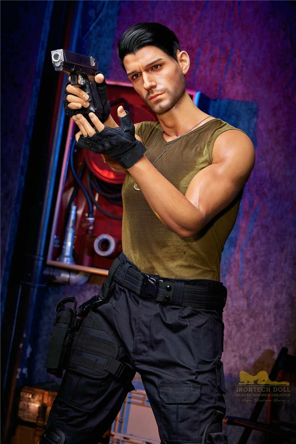 176cm (5ft7') Elite Commando Muscular Silicone Male Sex Doll - Thomas - Image 7