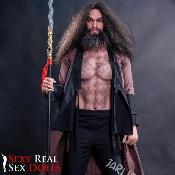 193cm (6ft3') Primitive Male Rugged Warrior Silicone Sex Doll - Fei - Image 4