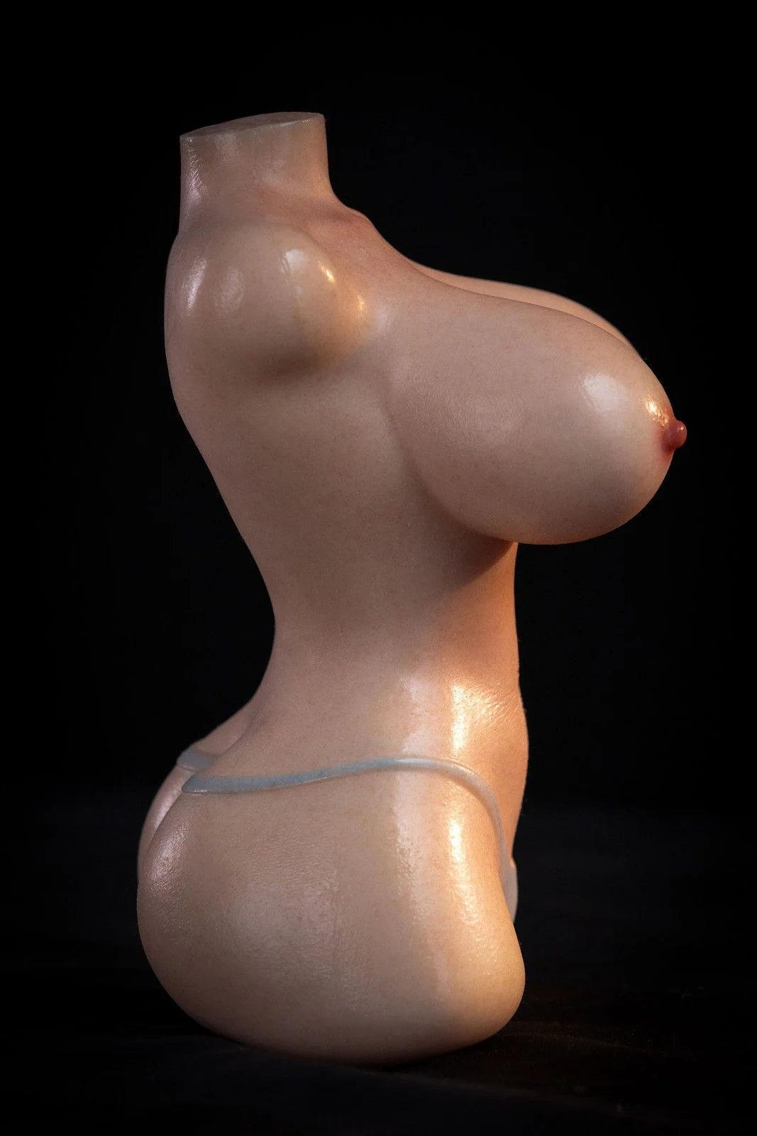 21cm (8.7") LoveNestle Series Mini Silicone Torso Masturbator - Orgasm I - In Stock - Image 8