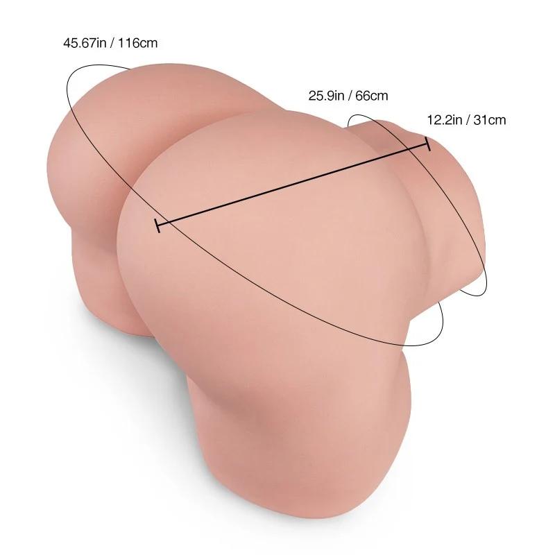 61.5cm (24.2in") Fair Skin Big Ass Realistic Pussy Sex Doll with Tantabutt – Daisy Fair - Image 13