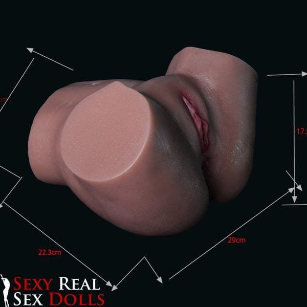17.5cm (6.9") Masturbator Double Holes Leg Spread (Model# LY0001) - Image 4