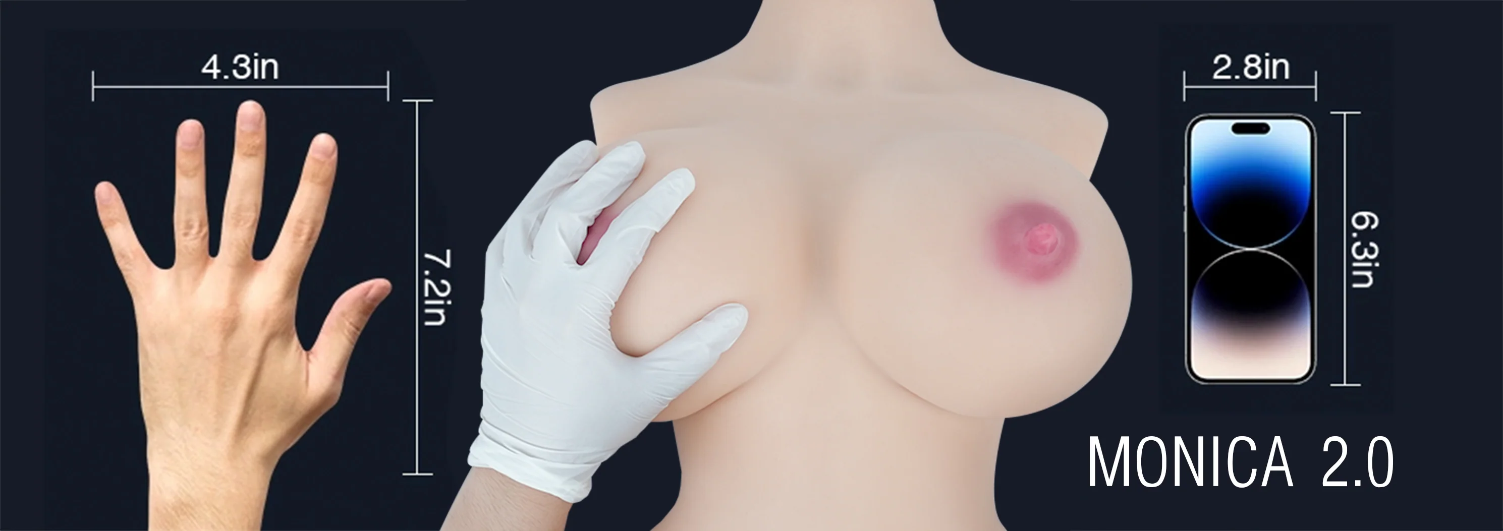 72cm (2ft4") Realistic Big Boobs Torso - Image 20