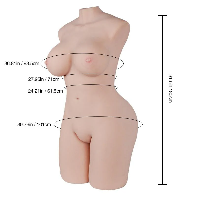 80cm (2ft7") Lifesize Torso Sex Doll with Tantabosom and Tantabutt – Morgpi - Image 11