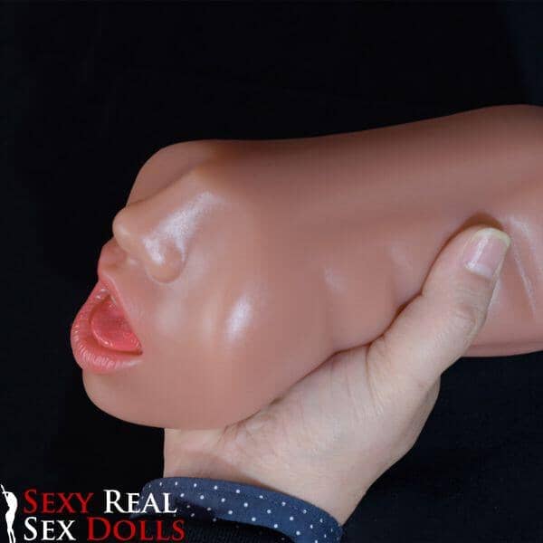 9.5cm (3.7") Blowjob Mouth Masturbator (Model# LY0010) - Image 3