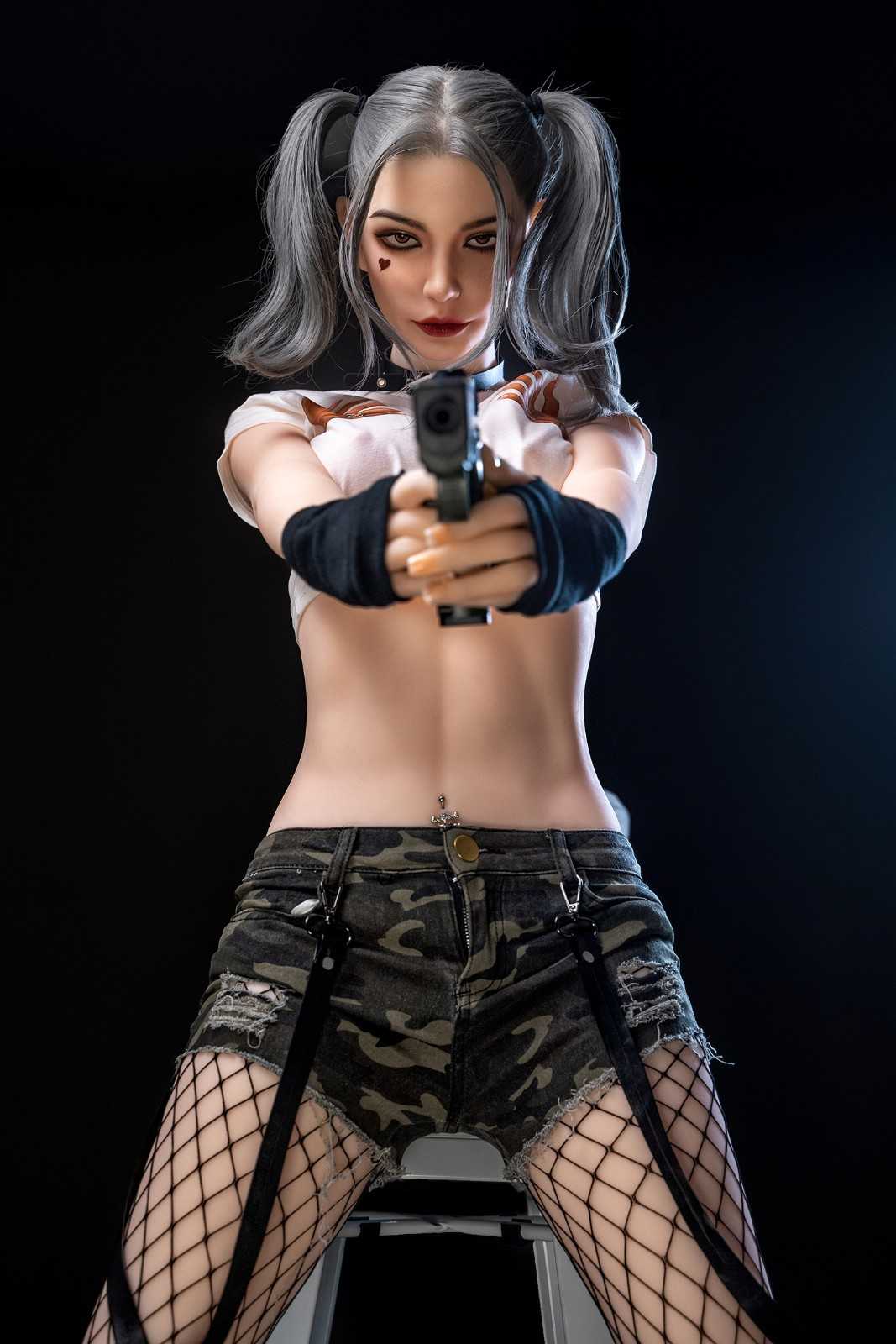 173cm (5f8") Gothic Sex Doll with Movable jaw  - In Stock | Europe Only - Image 9