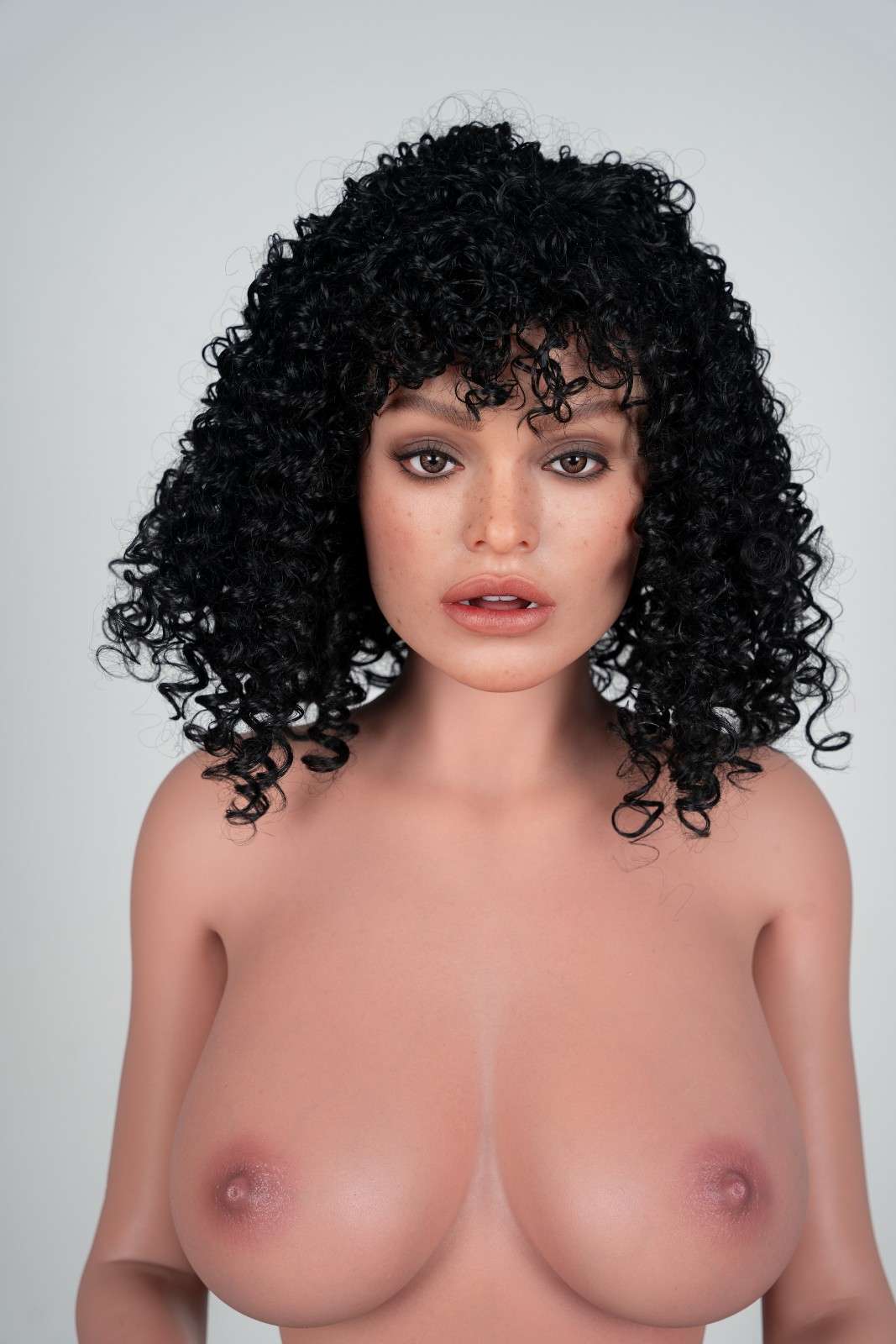 164cm (5ft4") Curly Hair Silicone Celebrity Sex Doll - Dolla - In Stock - Image 19
