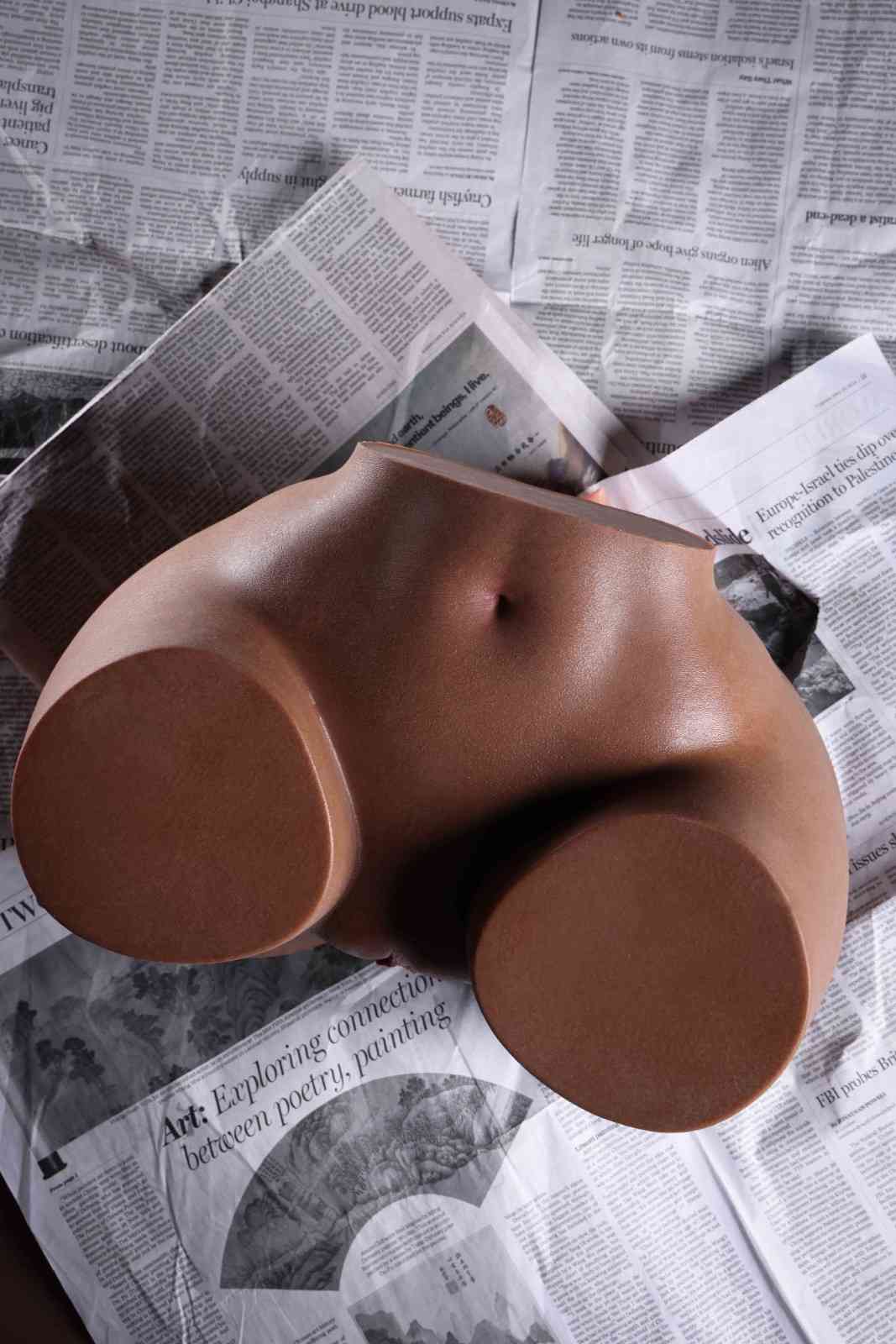 Erovenus LoveNestle - Silicone Bubble Butt Brown Skin Tone - Rosie - In Stock - Image 3