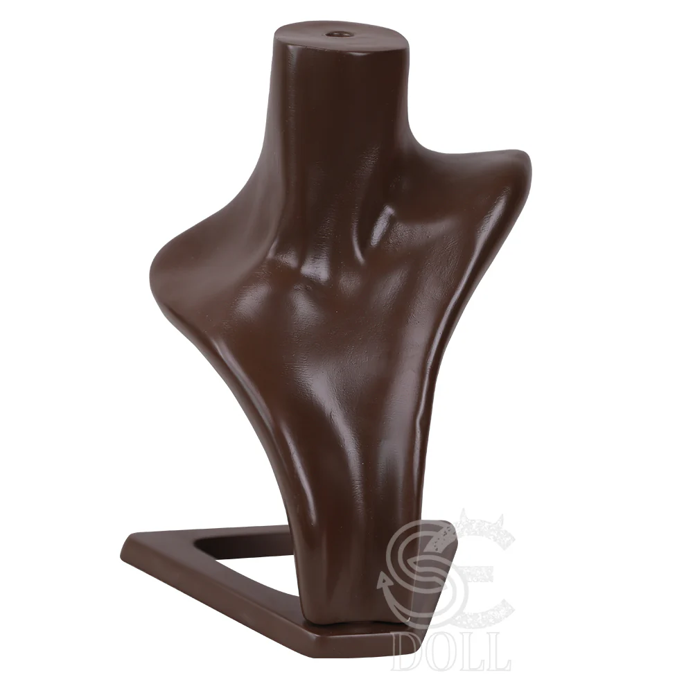 Resin Doll Head Stand - Cocoa - SE Doll
