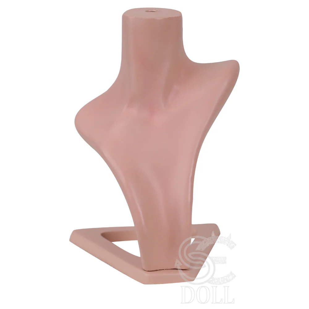 Resin Doll Head Stand - Light Tan - SE Doll - Image 2