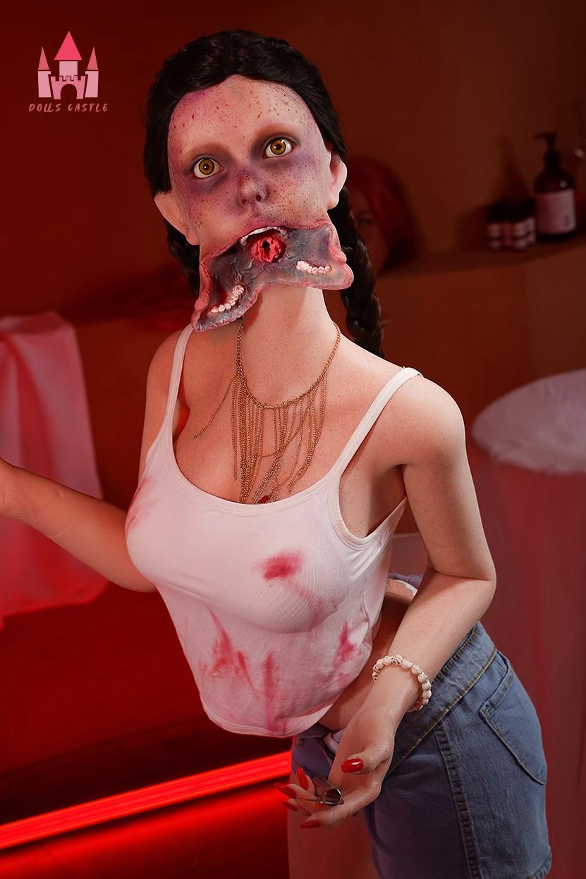 158cm (5ft1") Vampire Sex Doll with Gel Breasts and Gel Butt - Zombiella - In Stock | US Only - Image 4